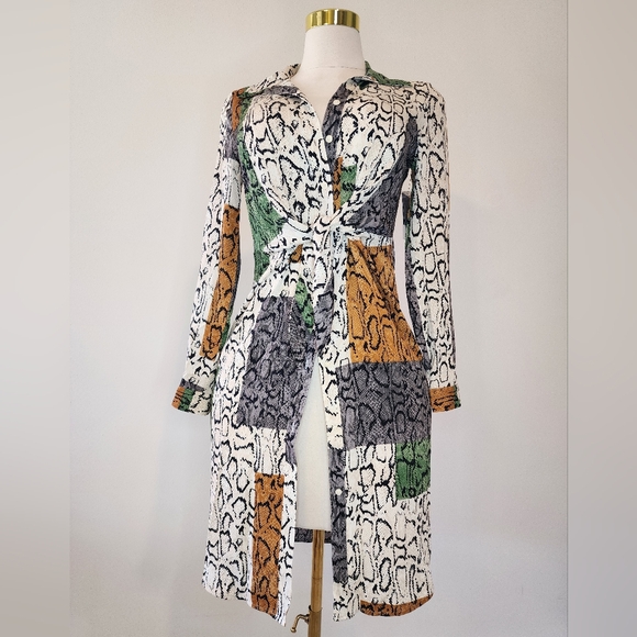 Nine West Dresses & Skirts - Nine West Heritage Stripe Collection Extra Small Button-Up Dress NWT